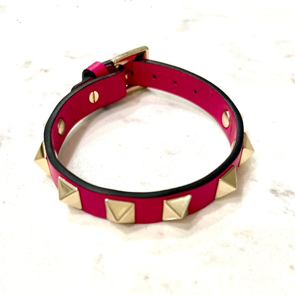 Valentino Rockstud Leather Bracelet